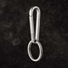 钛合金简约男士腰挂钥匙扣挂件耐用创意个性汽车链锁匙圈环扣挂饰