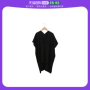 韩国直邮pippin不对称 宽松版型 短袖 开襟毛衫不对称，宽松款