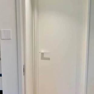 定制实木复合室内套装烤漆白色现代简约卧室工程宾馆办公室门