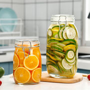 泡菜坛子密封罐玻璃食品级瓶子柠檬蜂蜜罐咸菜罐泡酒家用储物罐子