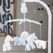 新生婴儿床铃宝宝音乐，玩具床挂益智旋转摇铃床头铃0-1岁3-12个月