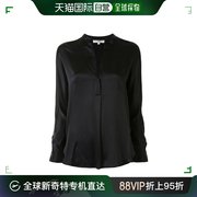 香港直邮vince黑色，长袖罩衫vr84511926