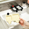 可爱陶瓷肥皂盒香皂盒皂碟排水沥水创意收纳卫生间置物架浴室家用