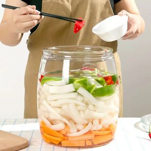 泡菜坛子家用玻璃食品级，密封罐腌制腌菜，罐酸菜咸菜大口加厚玻璃罐