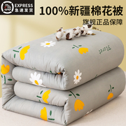 新疆纯棉花被棉被子春秋，被全棉冬被加厚保暖单人棉絮空调被垫被芯