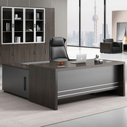 昆明老板桌办公桌现代简约办公家具板式大班台时尚经理桌主管桌子