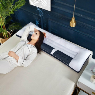 双人枕头芯加长枕头1.2米/1.5m/1.8床上用品荞麦情侣酒店枕心整头