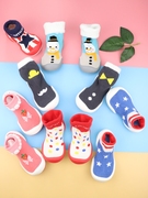 韩国komuello宝宝学步鞋婴儿，步前鞋地板鞋，室内鞋ggomoosin袜子鞋