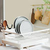 日本asvel简约碗碟沥水架多功能，水槽置物架台面，滤水碗盘厨房收纳