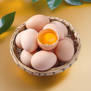 新鲜土鸡蛋农家散养正宗草鸡蛋笨柴鸡蛋孕妇柴鸡蛋30枚整箱禽蛋