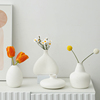 北欧现代简约素白陶瓷花瓶，摆件客厅电视柜插花艺术水培桌面装饰品