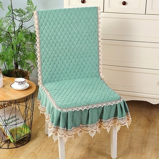 餐桌椅垫套装餐桌布简约中式坐垫，靠垫一体家用连体垫防滑凳子套罩