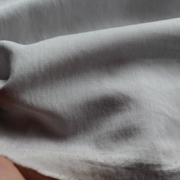 纯棉布料丝光棉浅灰色暗条纹薄软滑垂夏季衬衫服装面料1米价