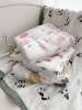 八层加厚竹棉纱布盖毯单面印花水洗新生儿襁褓毯婴儿浴巾儿童吸水
