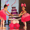 六一儿童演出服舞蹈蓬蓬纱裙女童公主裙可爱蛋糕裙幼儿园舞蹈服装