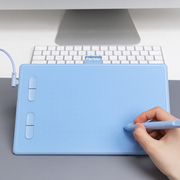 Parblo小蓝数位板手绘电脑手写输入板绘画电子写字板连手机按键款