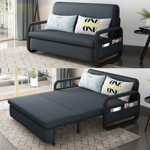 沙发床两用可折叠双人，1.2收纳多功能小户型客厅，单人储物沙发1.5米