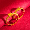 戒指女士越南沙金玫瑰花开口戒指沙金女款时尚，戒指首饰饰品