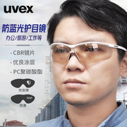 优唯斯uvex9193064防雾护目镜，防风防尘防冲击透明防飞沫飞溅眼镜