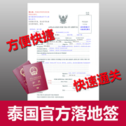 泰游趣泰国旅游通落地签申请表电子落地签证带关快速通关代填