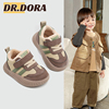 DR.DORA朵拉宝宝棉鞋加绒秋冬季款运动鞋子男小童软底婴儿学步女