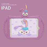 卡通2022iPad Air4保护套mini2平板壳pro11手柄款10.3寸适用苹果air3皮套iPad10第十代10.9硅胶5迷你6壳7