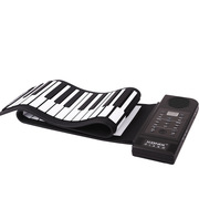 61键手卷钢琴 便携式电子琴 折叠电子琴 61键带外音 手卷电子琴