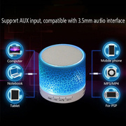 Hot Wireless Bluetooth Speaker Portable LED Mini蓝牙插卡音箱