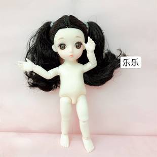 13关节17厘米芭比娃娃裸娃素体身体玩具女孩换装公主蛋糕模型