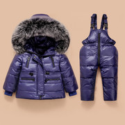宝宝儿童羽绒服套装加厚保暖男女小童婴幼儿，冬季外套内胆两件套