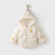 女宝宝冬装衣服儿童，加绒外套1-4岁小童保暖棉袄女童秋冬外出棉服