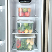 冰箱专用冰柜食物收纳盒大容量，特大保鲜盒超大号冷藏冷冻整理盒盒
