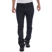 男士VERSACE范思哲牛仔长裤深色黑色修身V600367SVT01915冬季新年
