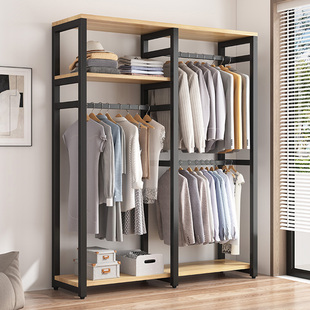 衣柜钢架结构简易组装布衣柜(布，衣柜)家用卧室，结实耐用小户型收纳柜子衣橱