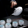 茶杯功夫茶具一套装家用客厅办公室会客喝茶壶陶瓷杯子小套带托盘