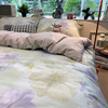 韩式大花田园风床品，纯棉ins全棉，四件套1.8米床单套件夏季床上