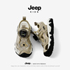 jeep童鞋男童凉鞋，2024夏季儿童沙滩鞋包头镂空透气中大童百搭