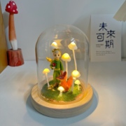 言午手作 蘑菇灯可爱创意小夜灯DIY材料包送朋友生日礼物桌面摆件