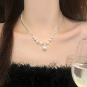 珍珠项链女轻奢小众设计高级感气质百搭锁骨链2023年颈链