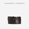 Giuseppe Zanotti GZ男士蟒蛇纹印花腰带皮带