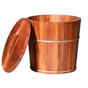 30斤15kg红木米桶，缅甸花梨木装米桶，大果紫檀储米箱家用米缸面桶