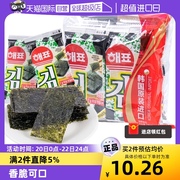 自营韩国海牌海苔16g寿司食材紫菜包饭即食拌饭宝宝海苔零食