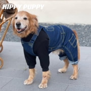 hippypuppy经典版大狗，背带牛仔裤大型犬衣服