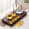 电陶炉煮茶器抽水茶盘，一体全自动茶具套装家用玻璃茶壶烧水小茶台