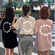 三人四人多人姐妹装闺蜜装短袖上衣学生宿舍服装韩版女夏季T恤bf