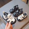 男宝宝包头凉鞋夏季婴儿鞋子软底防滑学步鞋0-1-3岁幼童鞋女4