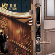 达文西(dafenqi)别墅大门指纹锁，家用电动滑盖手机app远程df201