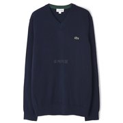 韩国直邮Lacoste拉科斯特针织衫男款时尚V领典版型毛衣AH1951-166