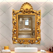 欧式复古浴室镜壁挂玄关镜卫浴镜理发美容美发镜婚纱摄影梳妆镜框