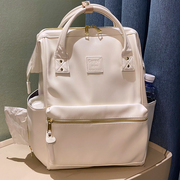 6色升级皮质双肩包男女(包男女，)大容量防水电脑书包时尚休闲旅行背包
